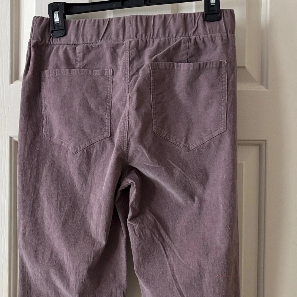 Purple Flare Leg Pants - Picture 3 of 4